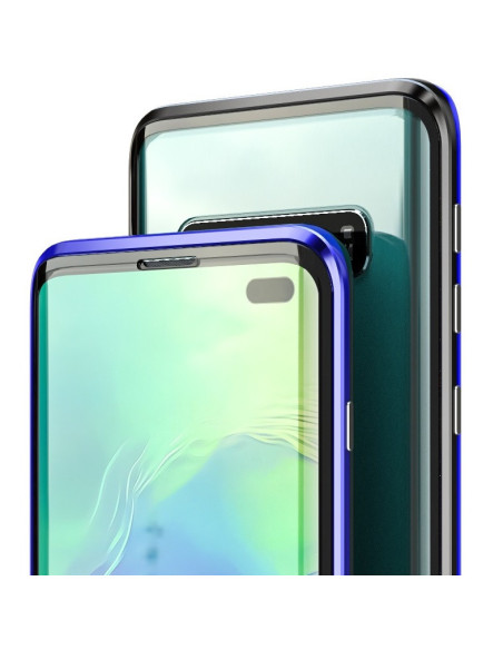 Samsung S10 Plus Exklusiv Stötdämpande Premium Skal Glassback® V4