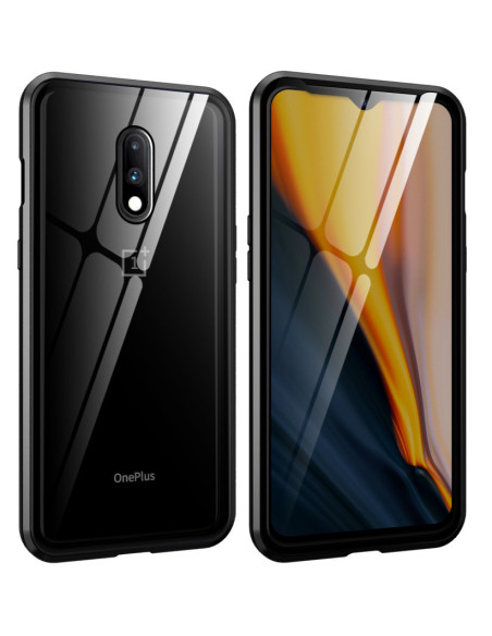 OnePlus 7 Heltäckande Premium Skal Glassback V4