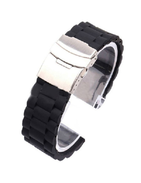 Klockarmband Silicon 16mm - 24mm