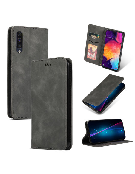 Samsung A50 Flipfodral Kortfack Mocka