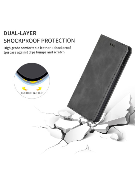 Samsung A70 Flipfodral Kortfack Mocka