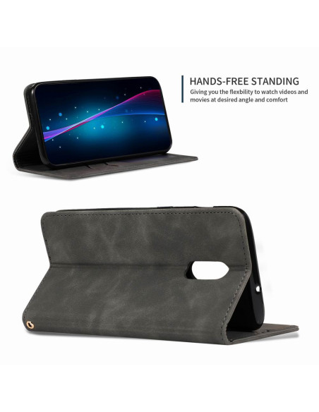 OnePlus 6T Exklusiv Flipfodral Kortfack Mocka®