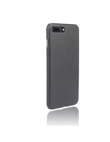 Svart ultratunt vintage-skal för iPhone 8 Plus sett bakifrån