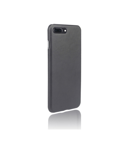 Svart ultratunt vintage-skal för iPhone 8 Plus sett bakifrån