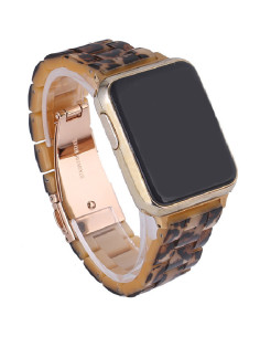 Apple Watch 38/40/41mm Premium Harts Armband - Leopard Mönster