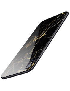 iPhone XS / X Marmorskal 9H Härdat Glas Baksida Glassback