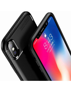 iPhone XS / X Stöttåligt Skal FullCarbon V4