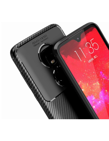 Motorola Moto G7 Plus Stöttåligt Skal FullCarbon V4