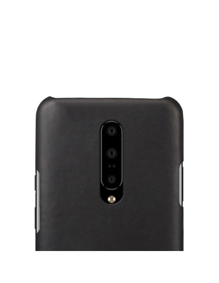 Närbild av OnePlus 7 Pro Ultratunt Vintage Skal Jazz, med fokus på kamerautskärningen och den svarta ytan