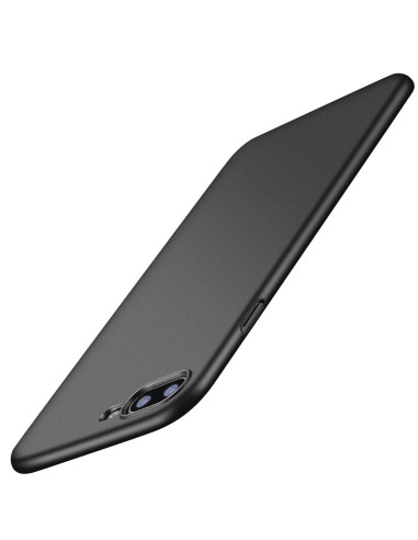 Mattsvart skal för iPhone 7 Plus, sedd från sidan med slank design
