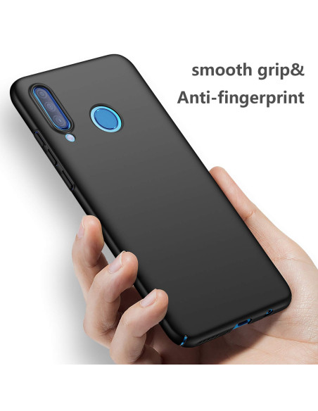 Huawei P30 Lite Ultratunt Mattsvart Skal Basic V2
