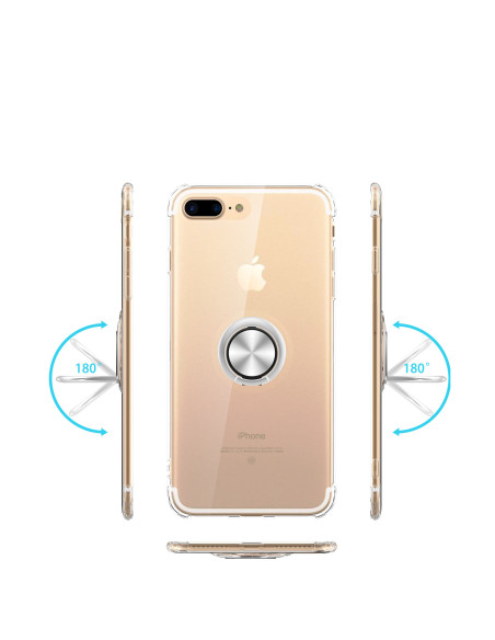 iPhone 7 Plus Stöttåligt Skal med Ringhållare Fresh