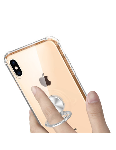 iPhone XS Max Stöttåligt Skal med Ringhållare Fresh