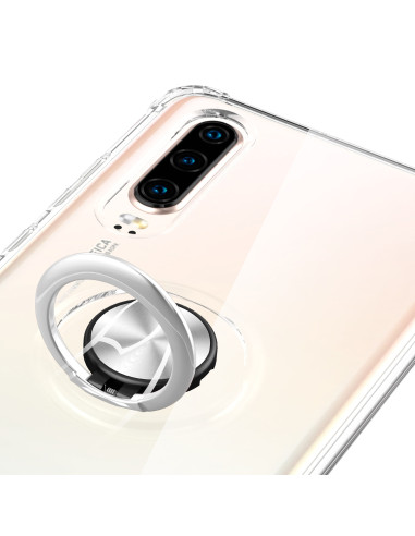 Huawei P30 Stöttåligt Skal med Ringhållare Fresh