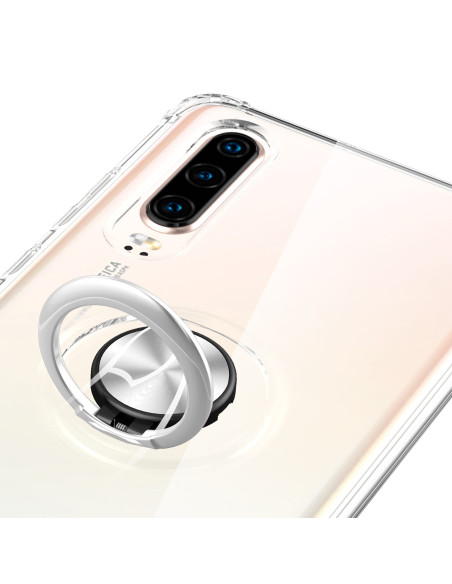 Huawei P30 Stöttåligt Skal med Ringhållare Fresh