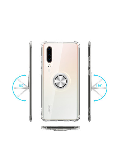 Huawei P30 Stöttåligt Skal med Ringhållare Fresh