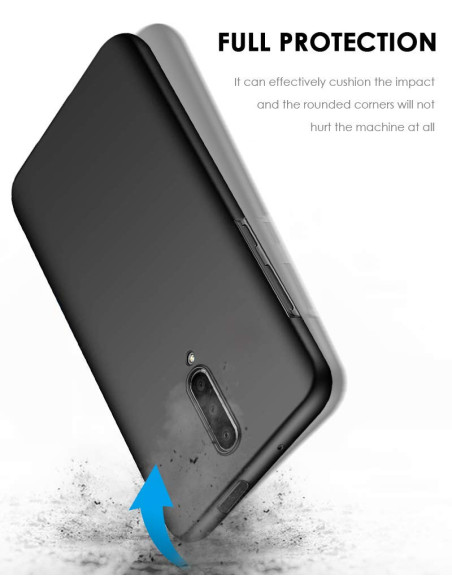 OnePlus 7 Pro Ultratunt Mattsvart Skal Basic V2