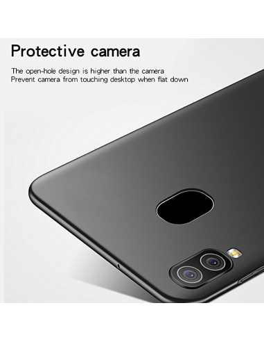 Samsung A20e Ultratunt Mattsvart Skal Basic V2