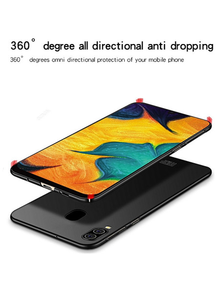 Samsung A20e Ultratunt Mattsvart Skal Basic V2