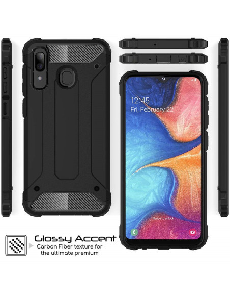 Samsung A20e Exklusivt Stöttåligt Skal SlimArmor®