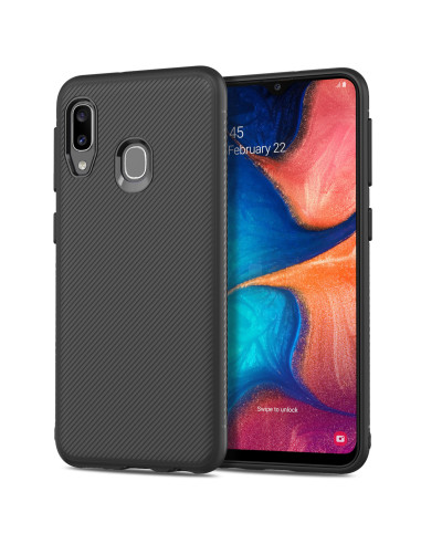 Samsung A20e Stöttåligt Skal FullCarbon V3