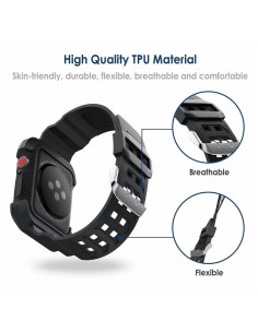 Apple Watch 40mm Stöttåligt Skal med Armband TerraActive 2