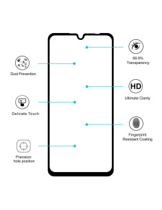 2-PACK Redmi Note 7 Härdat Glas 0.26mm 2.5D 9H Fullframe 2