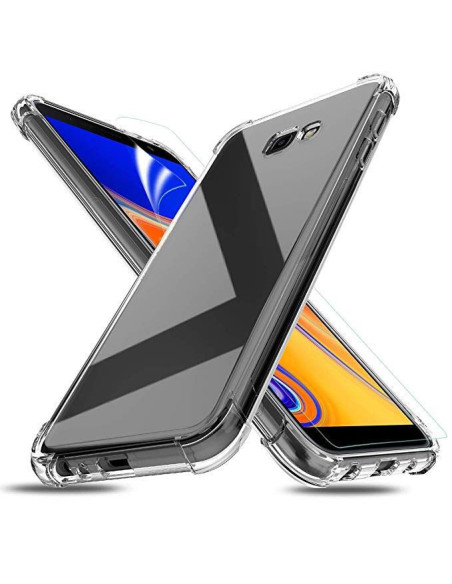 Transparent TPU-skal för Samsung xCover 4/4S med förstärkta hörn, sett från sidan