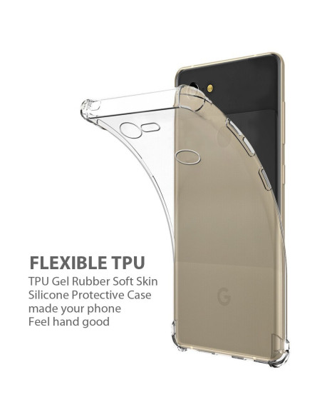 Google Pixel 3a Stöttåligt Skal med Förstärkta Hörn