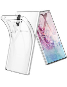 Samsung Note 10 Stöttåligt Genomskinligt Skal Simple