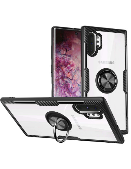 Samsung Note 10 Plus Praktisk Stöttåligt Skal med Ringhållare V4