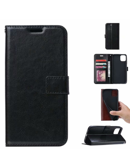 iPhone 11 Pro Max Plånboksfodral PU-Läder 4-FACK
