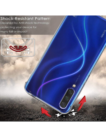 Xiaomi Mi A3 Stöttåligt Skal med Förstärkta Hörn