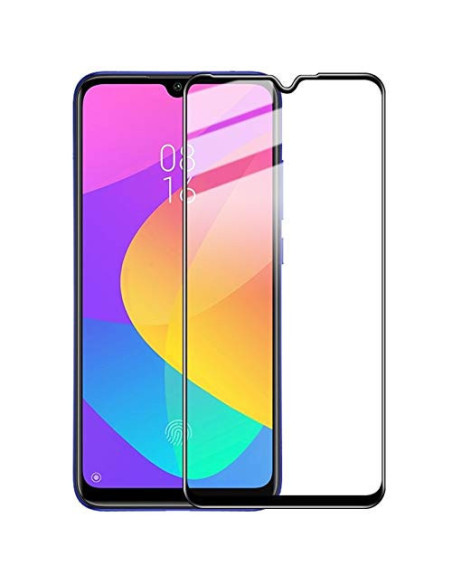 Härdat glas för Xiaomi Mi A3, monterat framifrån med fullskydd och hög transparens