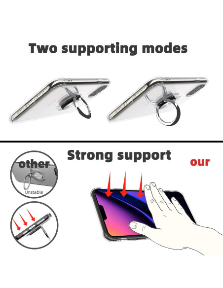 iPhone 11 Pro Max Stöttåligt Skal med Ringhållare Fresh