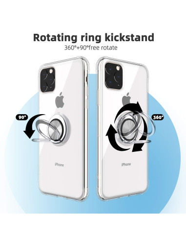 iPhone 11 Pro Max Stöttåligt Skal med Ringhållare Fresh