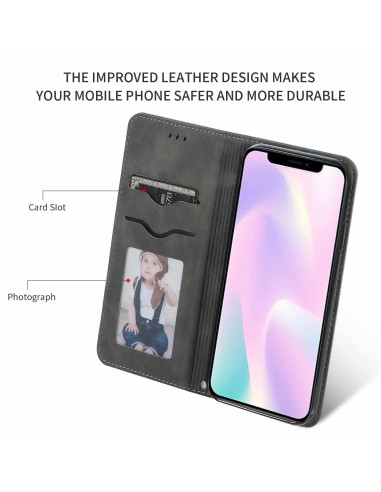 iPhone 11 Pro Max Flipfodral Kortfack Mocka