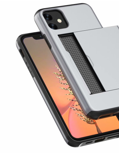 iPhone 11 Pro Max Stöttåligt Skal Kortfack StreetWise - Svart