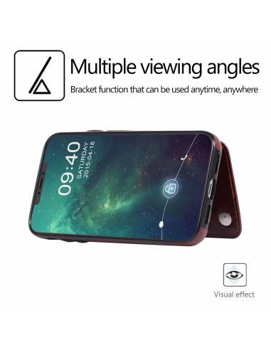 iPhone 11 Pro Max Stöttåligt Skal Korthållare 3-FACK Flippr
