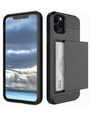 iPhone 11 Pro Stöttåligt Skal med Kortfack
