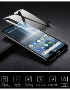 Nokia 4.2 skärmskydd i härdat glas med tydlig visning och 2.5D design 2