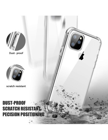 Silikonfodral för iPhone 11 Pro Max, med fokus på skydd mot damm och repor