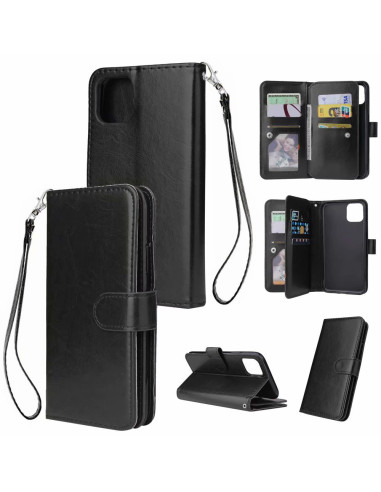 iPhone 11 Praktisk Plånboksfodral med 10-Fack Array®