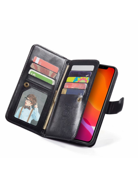 iPhone 11 Praktiskt Plånboksfodral 2in1 med 11-Fack Loop®