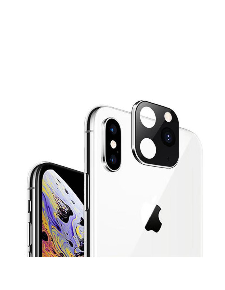 iPhone X/XS med iPhone 11 Pro kameraförvandlare i detaljvy bakifrån