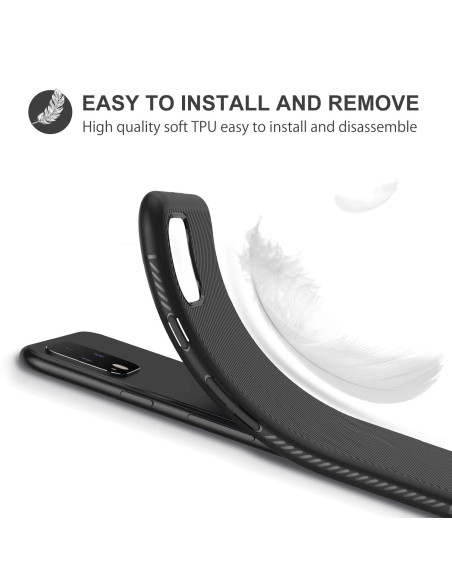 Google Pixel 4 XL Ultratunn Stöttåligt Skal FullCarbon® V3