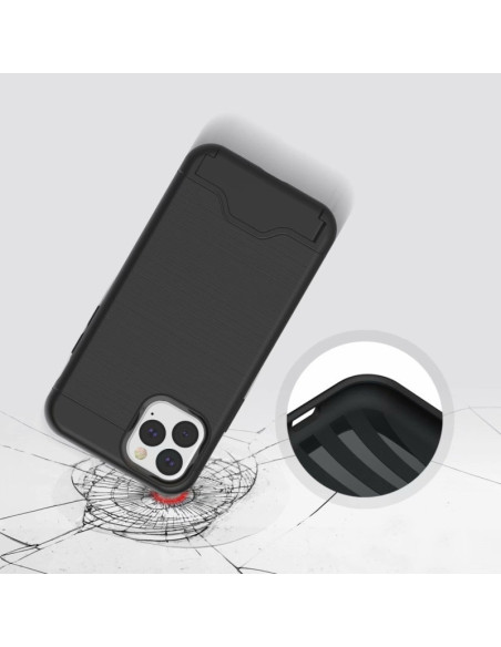 iPhone 11 Pro Max Stöttåligt Skal med Kortfack & Kickstand Clutch®
