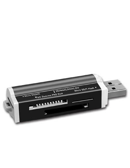 Minneskortläsare USB All-In-One / Svart