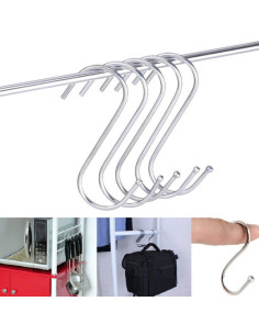 5-PACK Hängare Krokar för Klädupphängning - Klädhängare