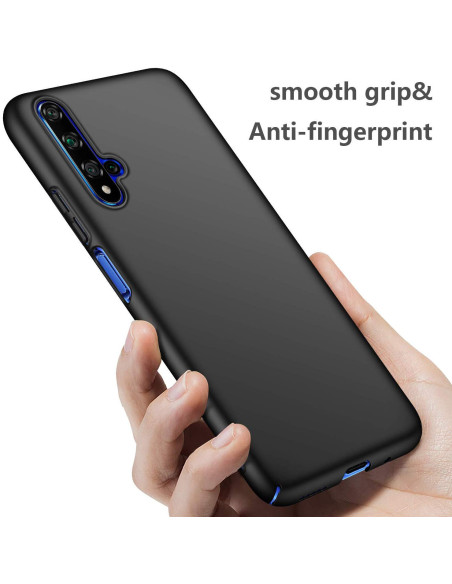 Huawei Nova 5T Ultratunt Mattsvart Skal Basic V2